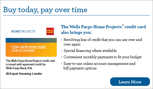 Wells Fargo Home Projects credit card